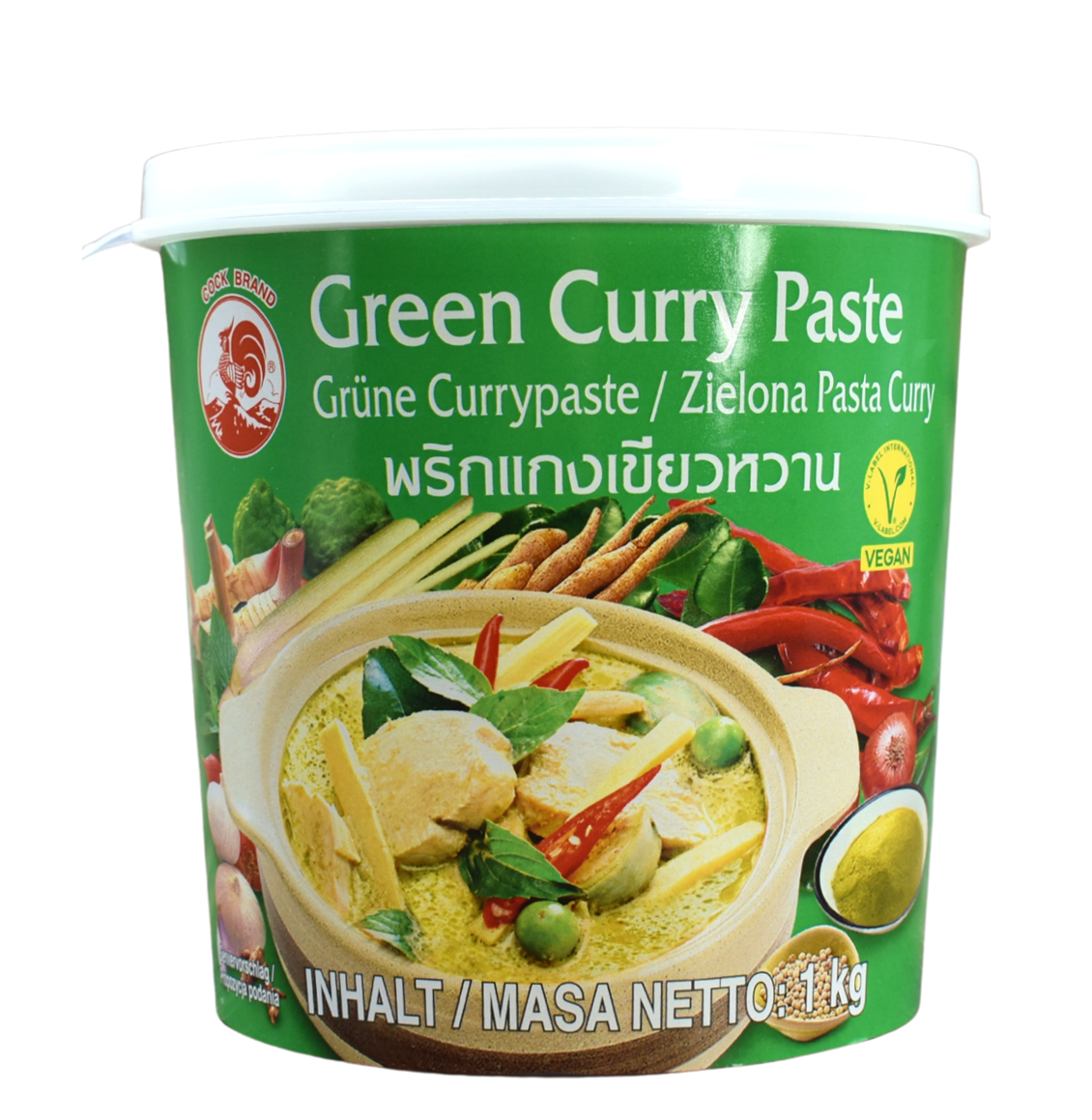 Grüne Curry-Paste 1 kg