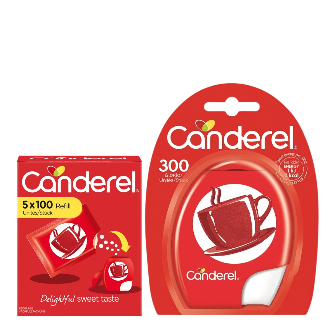 Starterkit Canderel 300 + 500 Tabs