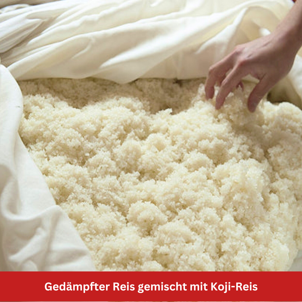 Gedämpfter Reis mit Koji-Reis Stillife