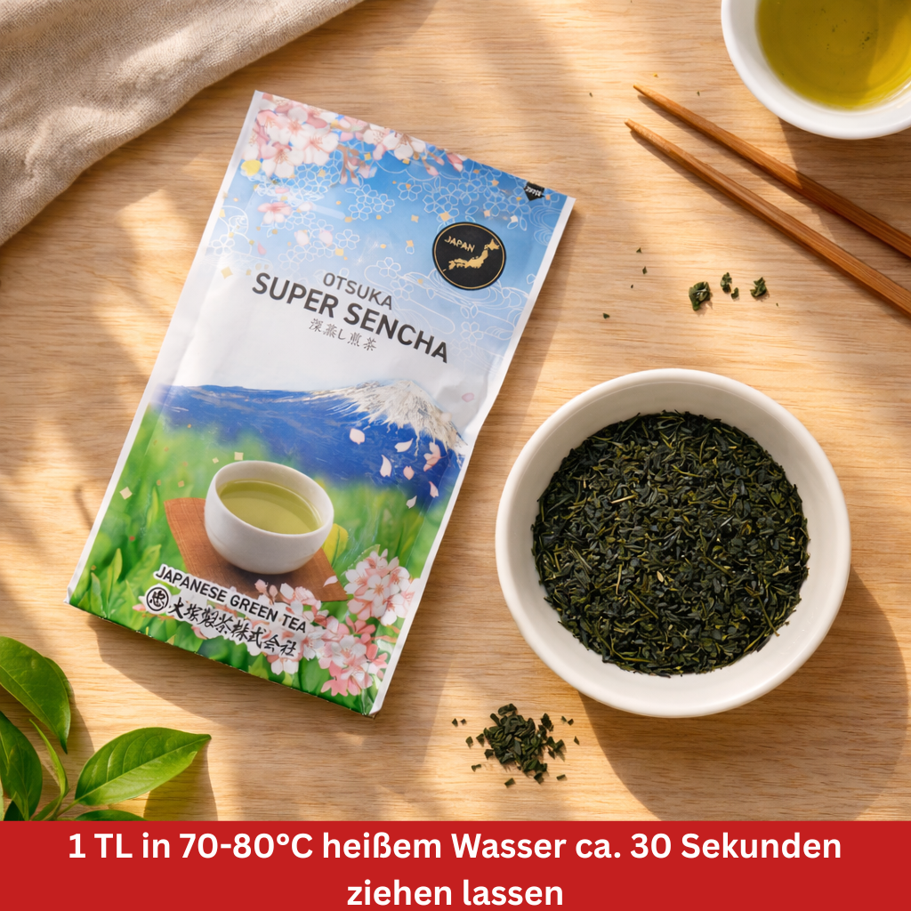 Zubereitung Sencha Tee
