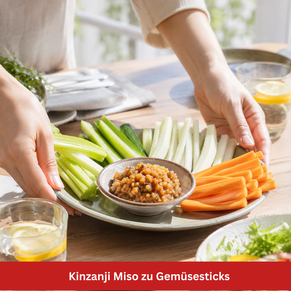 Kinzanji Miso zu Gemüsesticks