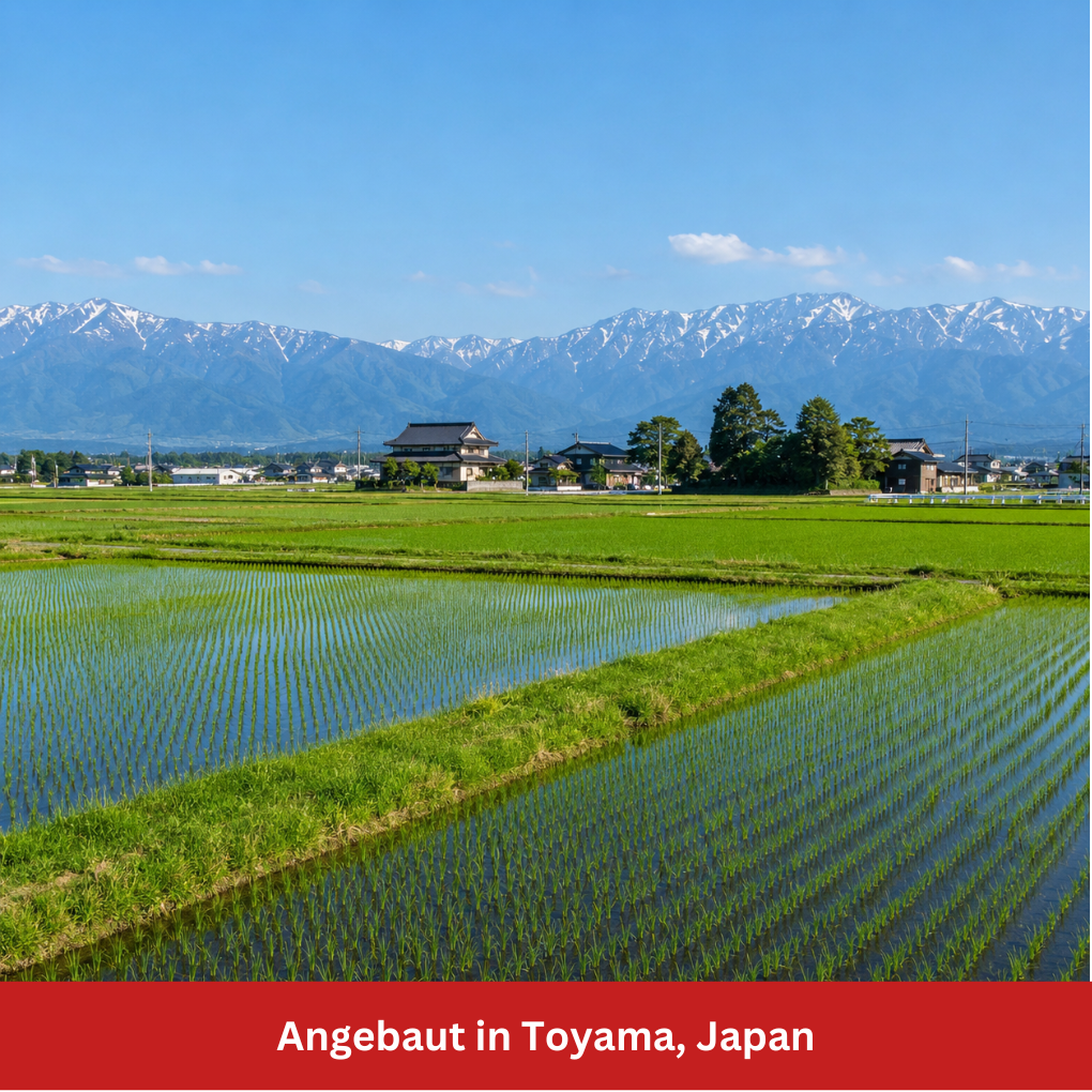 Reisanbau in Toyama Japan