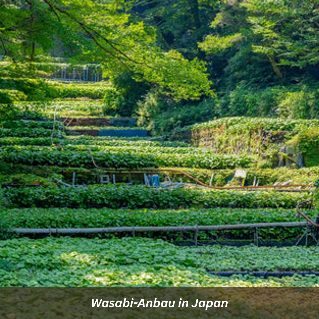 Wasabi-Anbau in Japan