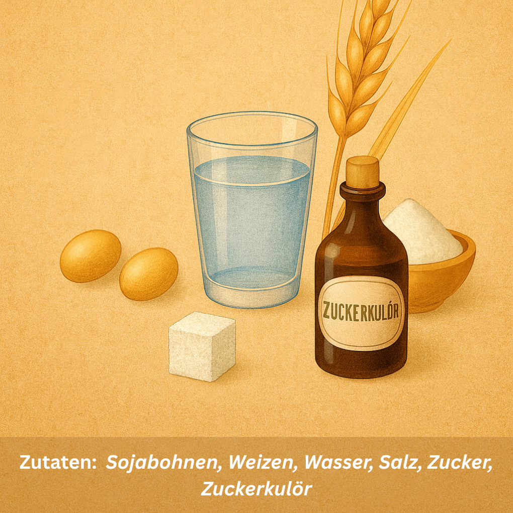 Zutaten chinesische dunkle LKK Sojasauce