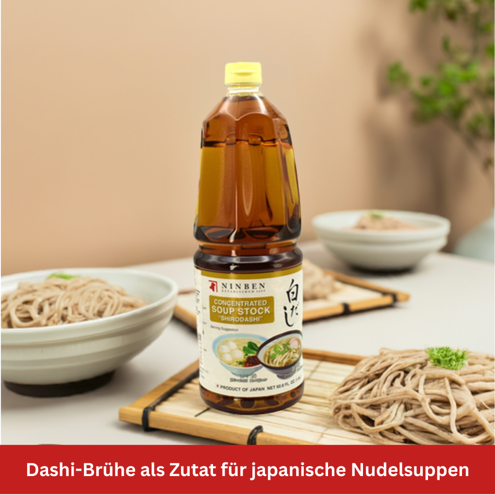 Dashi 1,8 l für japanische Nudelsuppen Stillife