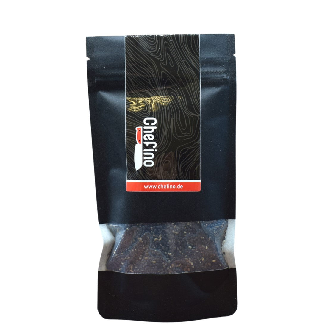 Chefino Schwarzer gerösteter Sesam 80 g Nachfüllpack