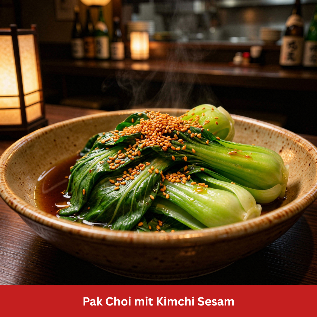 Geroesteter Sesam Kimchi (Furikake) in Gewuerzdose