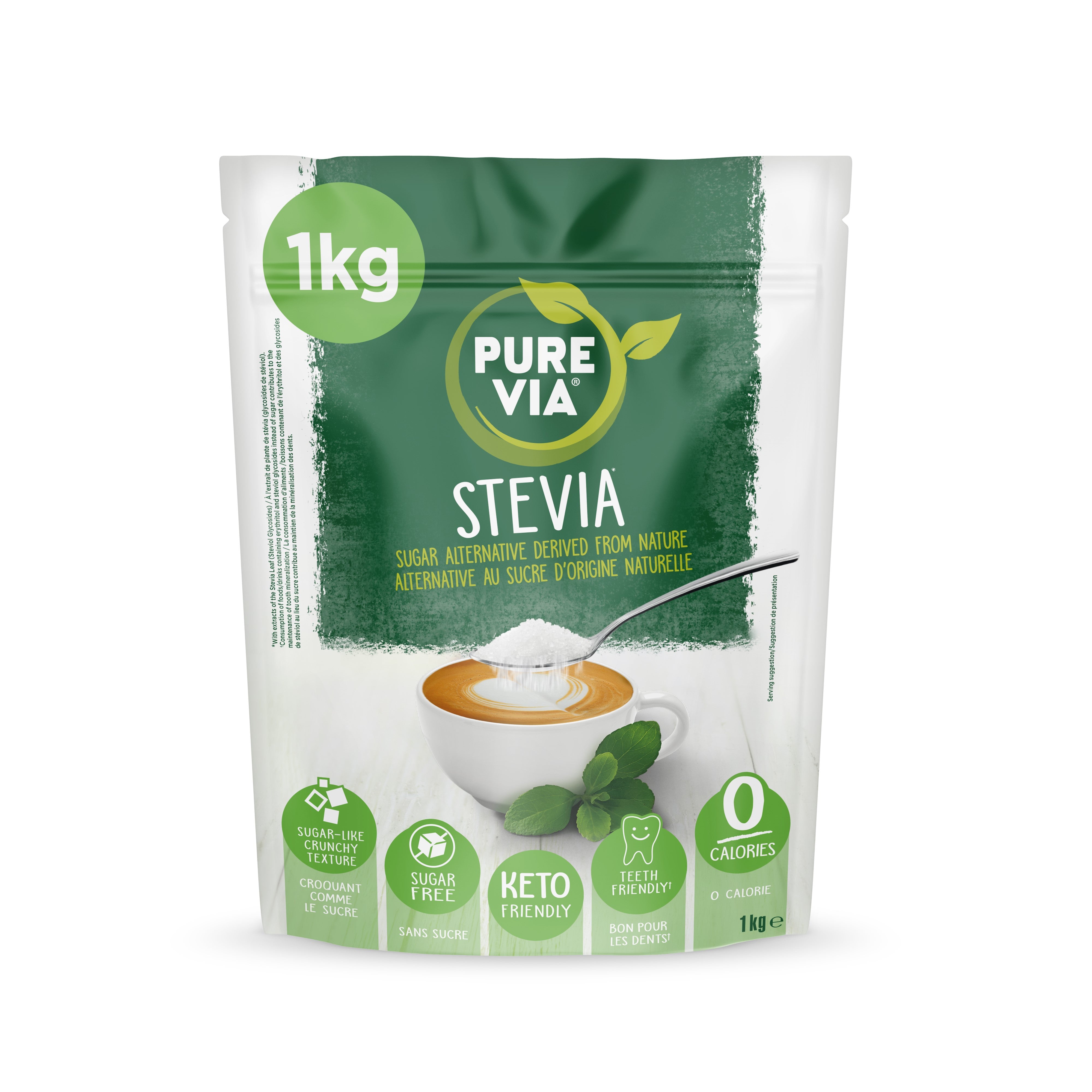Pure Via Stevia 1 kg vorn