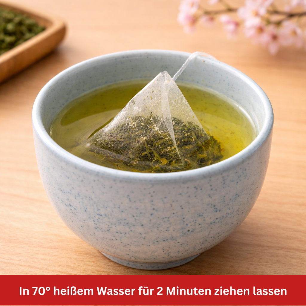 Sencha-Tee Zubereitung Stilife