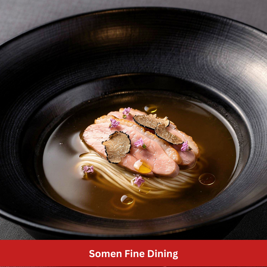 Somen mit Entenbrust Stillife