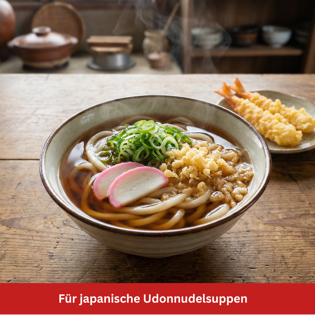 Udonnudelsuppe Stillife