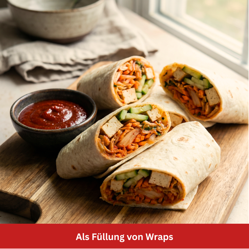 Wraps mit Kimchi