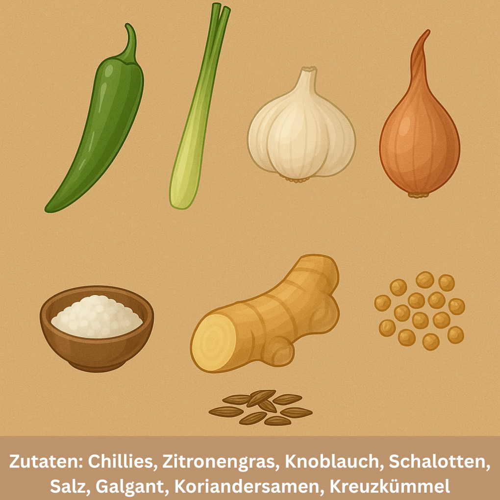 Zutaten Grüne Currypaste