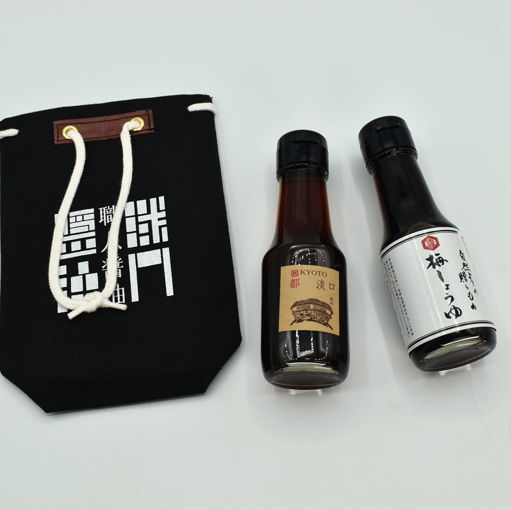 Geschenk handwerkliche Sojasaucen Ume-Saishikomi im Säckchen