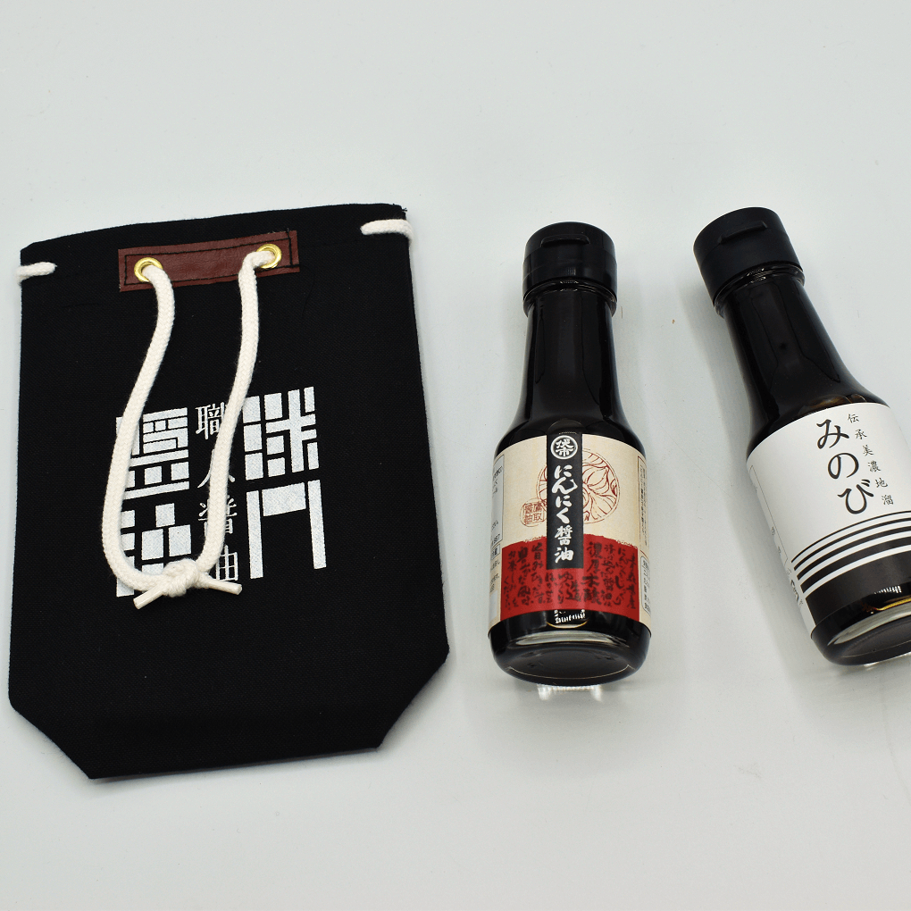 Geschenk handwerkliche Sojasaucen Ninniku-Tamari im Säckchen